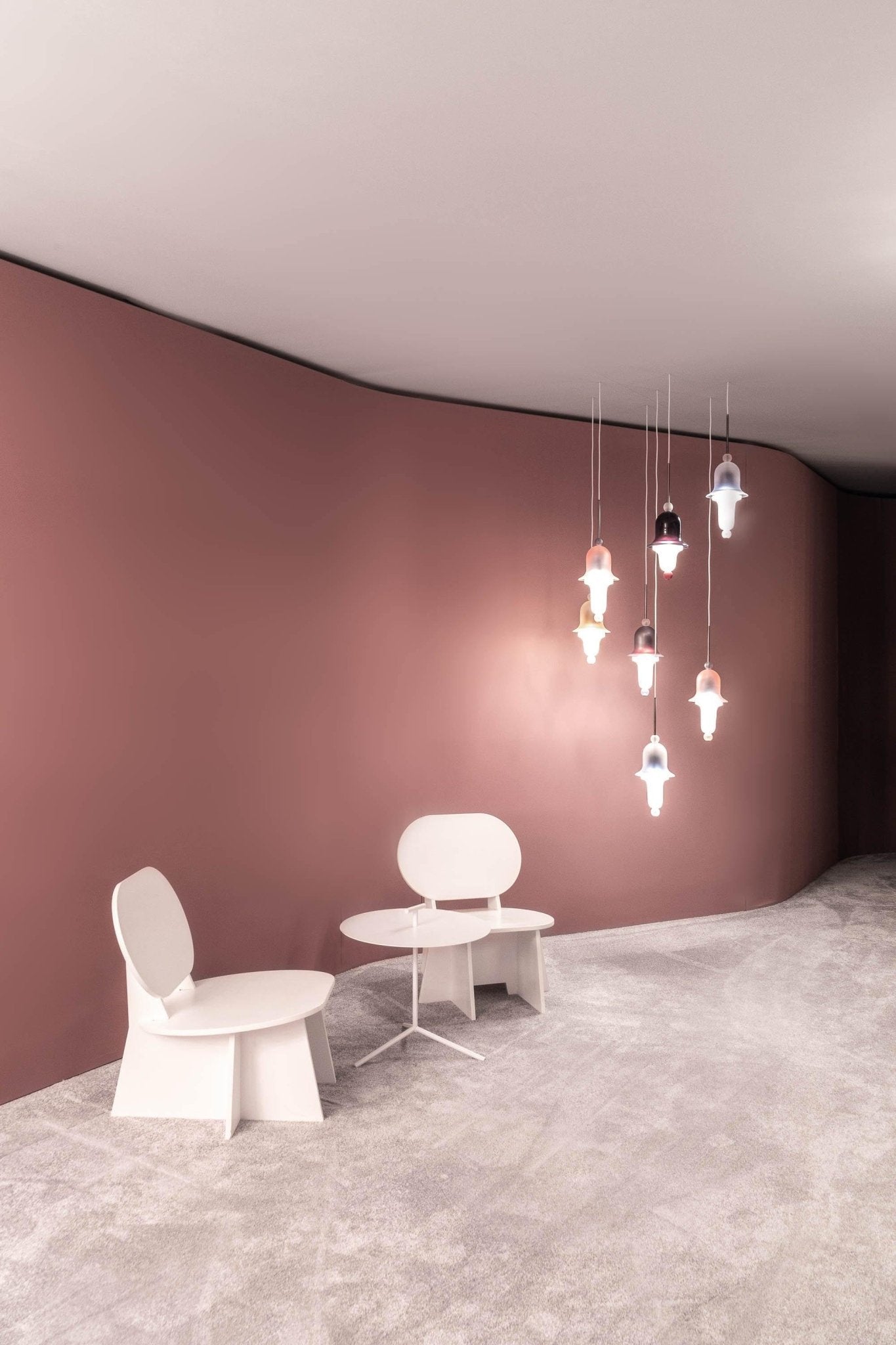 Calaeus Nordic Art Glass Pendant Light-Neutral Decor