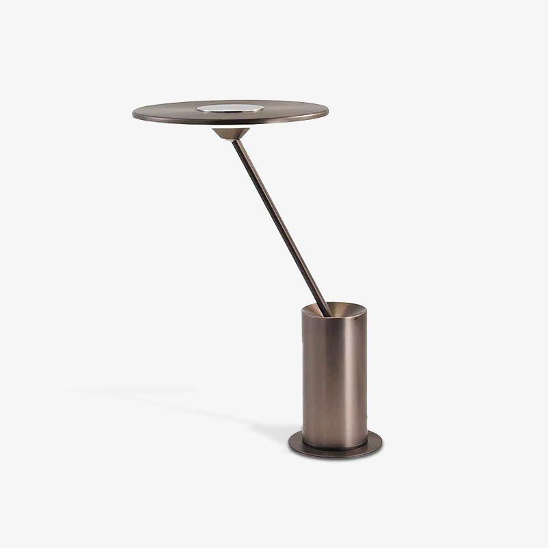 Pith Steel Minimalist Table Lamp-Neutral Decor