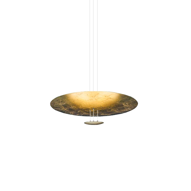 Phelion Layered Gold Foil Pendant Light-Neutral Decor
