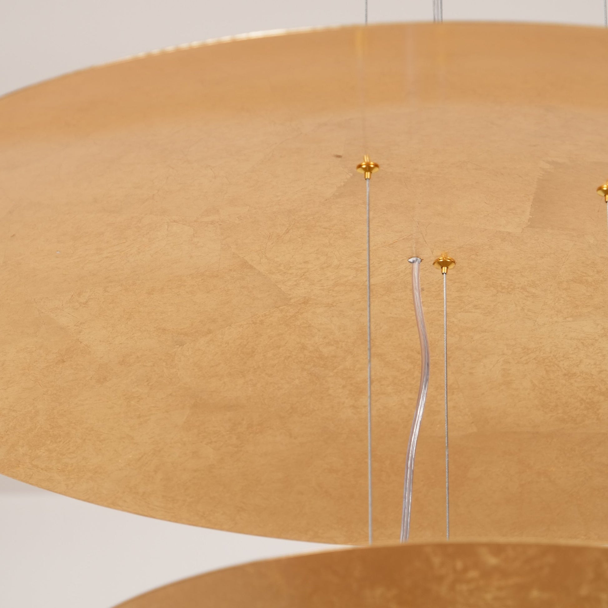 Phelion Layered Gold Foil Pendant Light-Neutral Decor