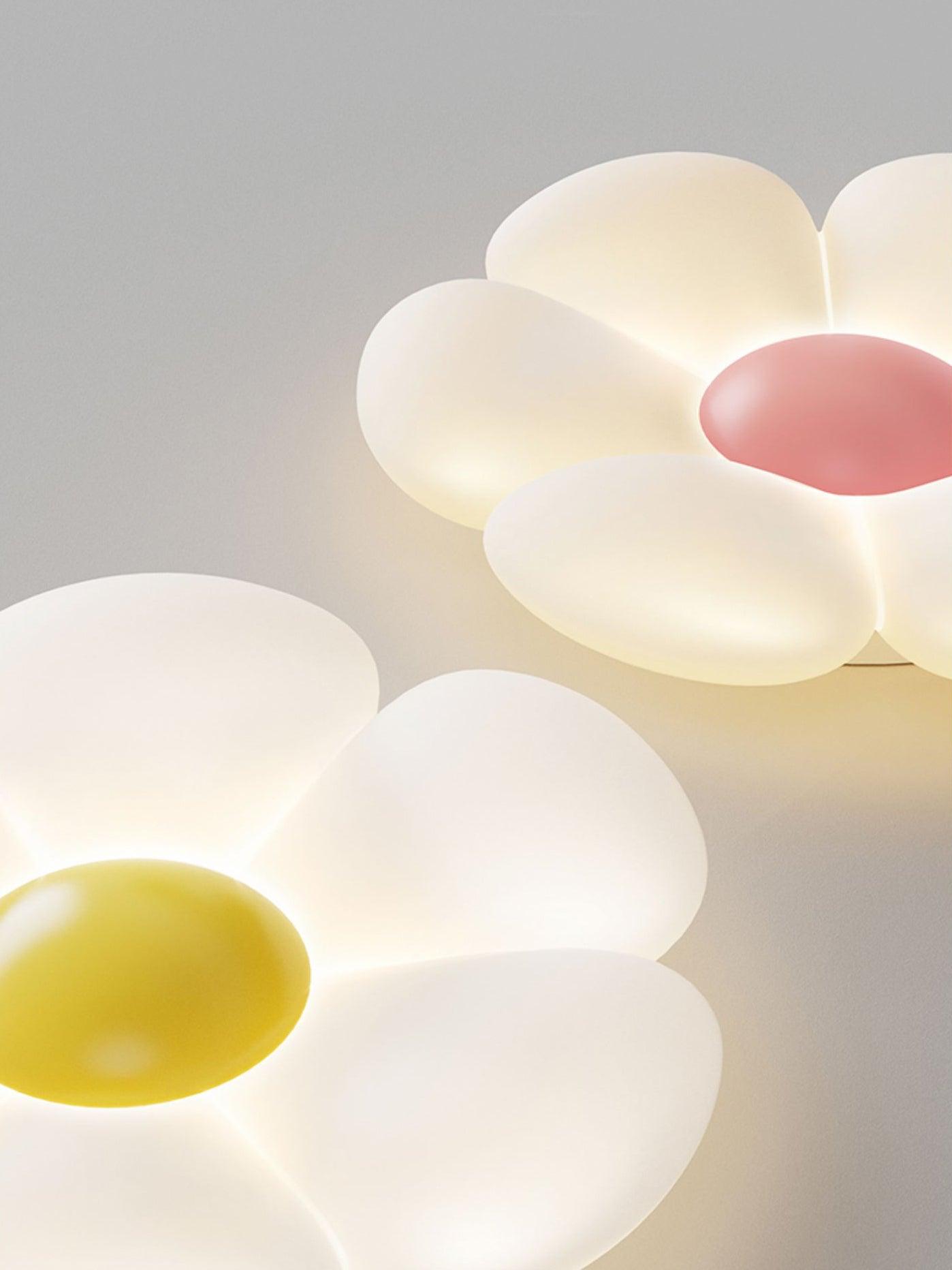 Solara Ceiling Lamp Six-Leaf Flower for Kids Room-Neutral Decor