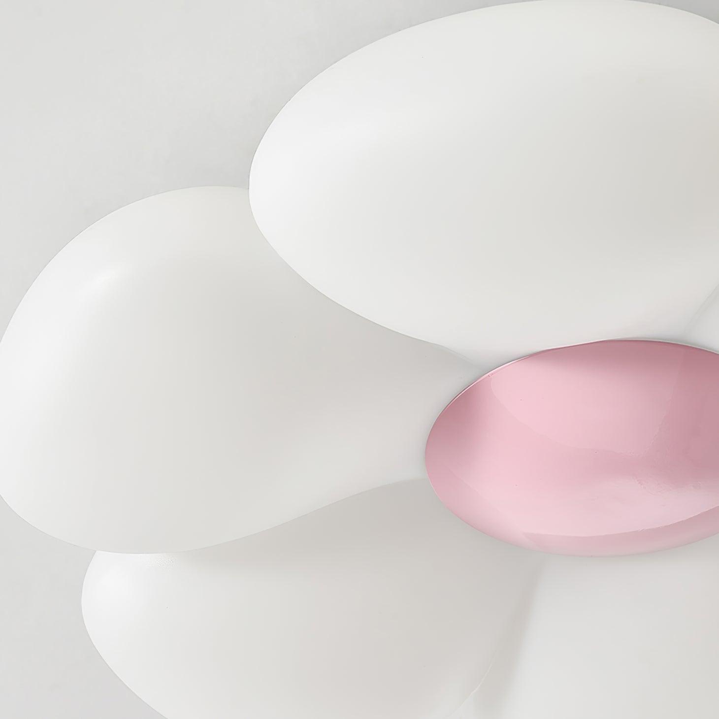Solara Ceiling Lamp Six-Leaf Flower for Kids Room-Neutral Decor
