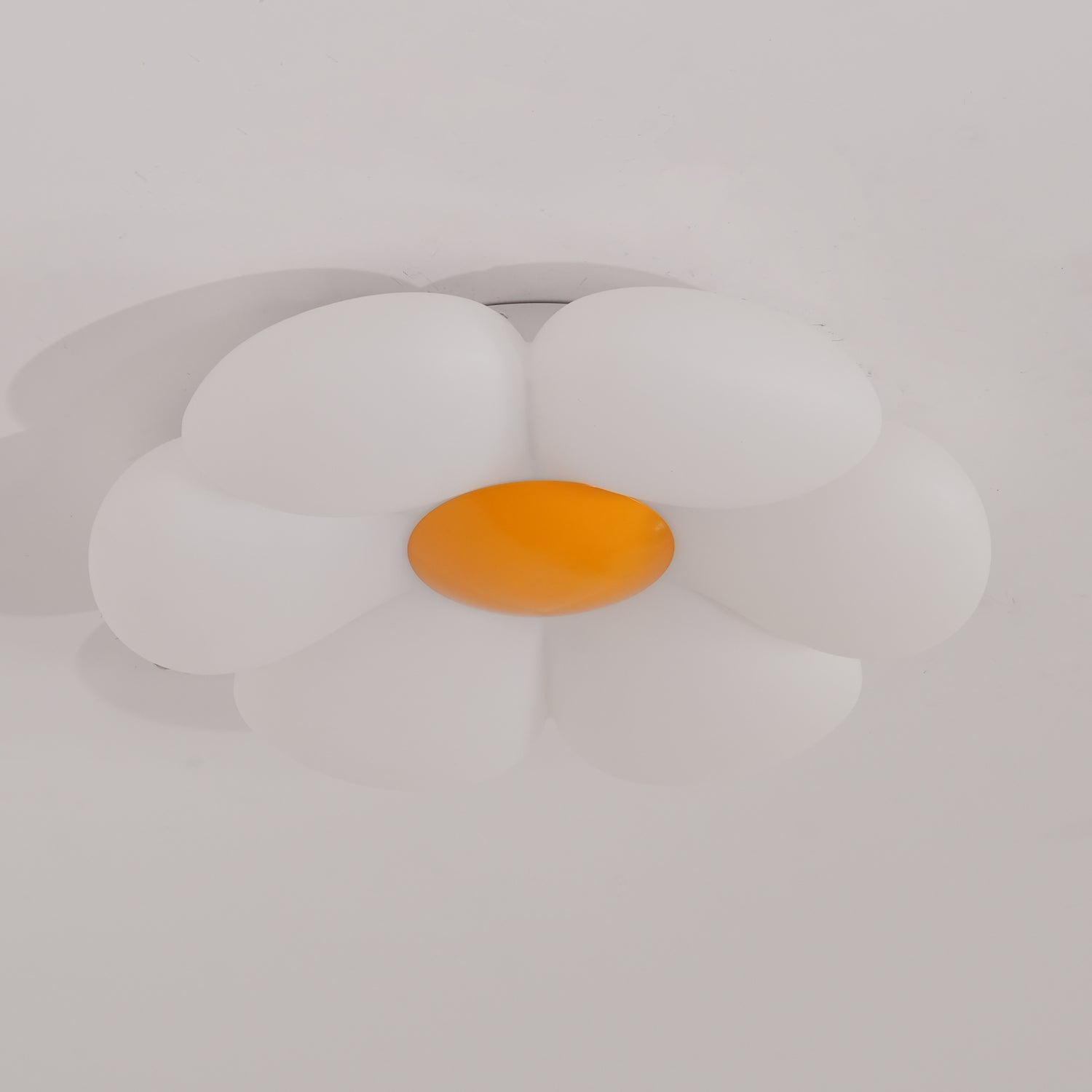 Solara Ceiling Lamp Six-Leaf Flower for Kids Room-Neutral Decor