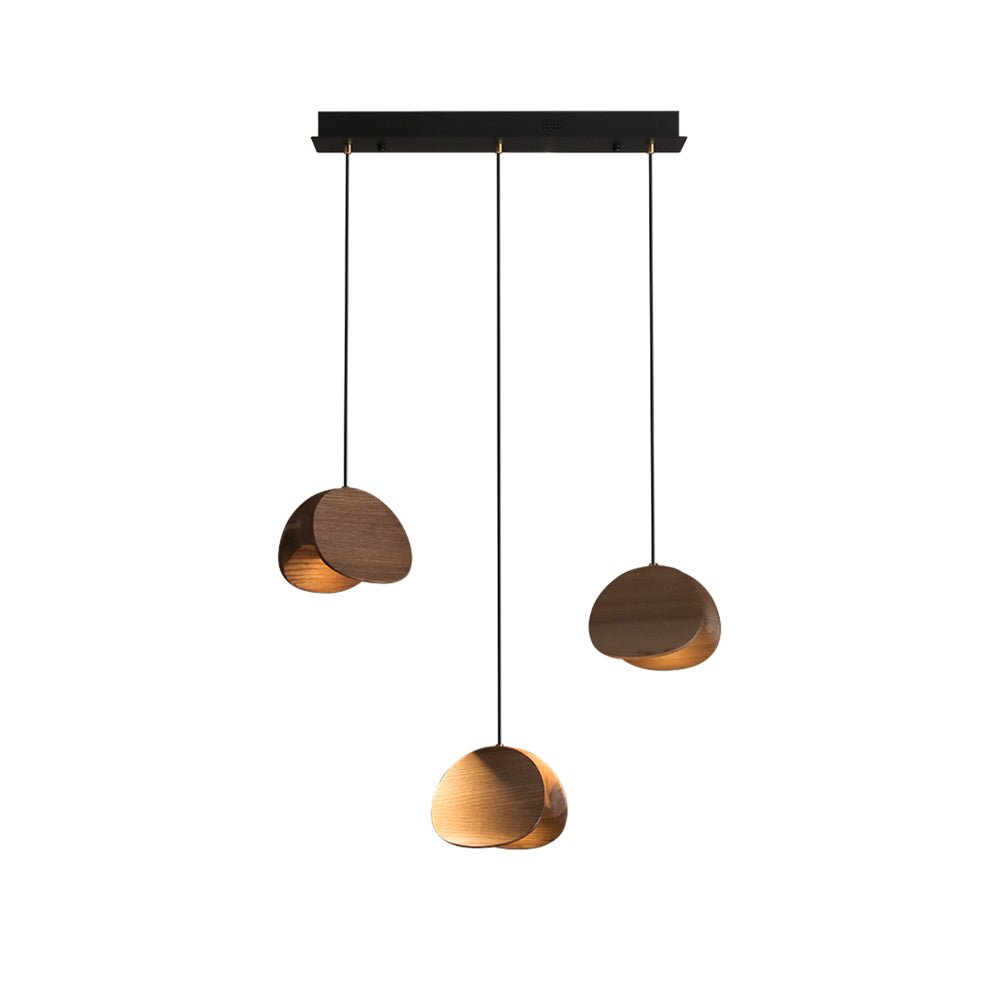 Elmiren Cluster Wood Pendant Light-Neutral Decor