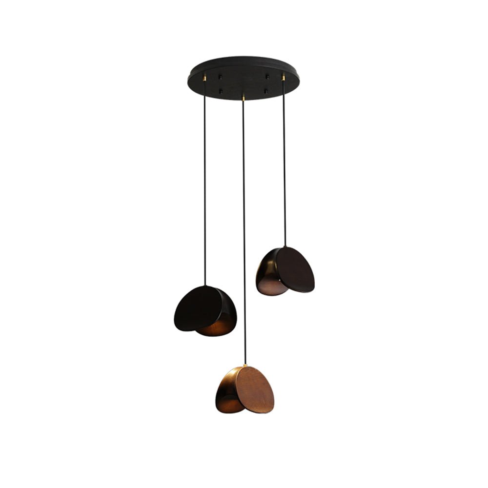 Elmiren Cluster Wood Pendant Light-Neutral Decor