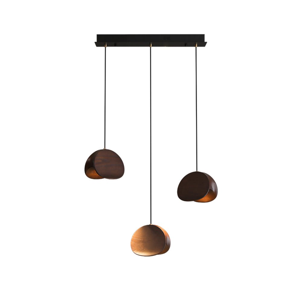 Elmiren Cluster Wood Pendant Light-Neutral Decor