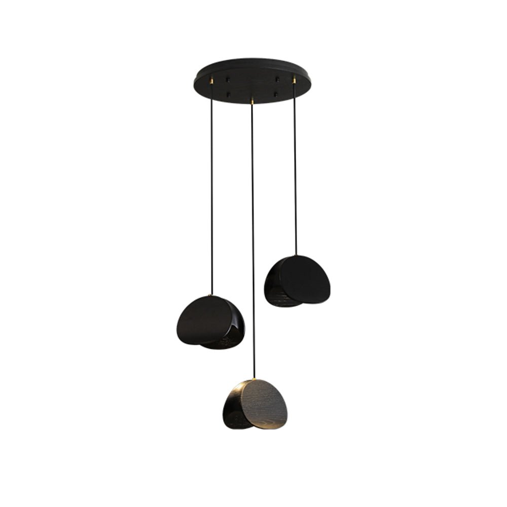 Elmiren Cluster Wood Pendant Light-Neutral Decor