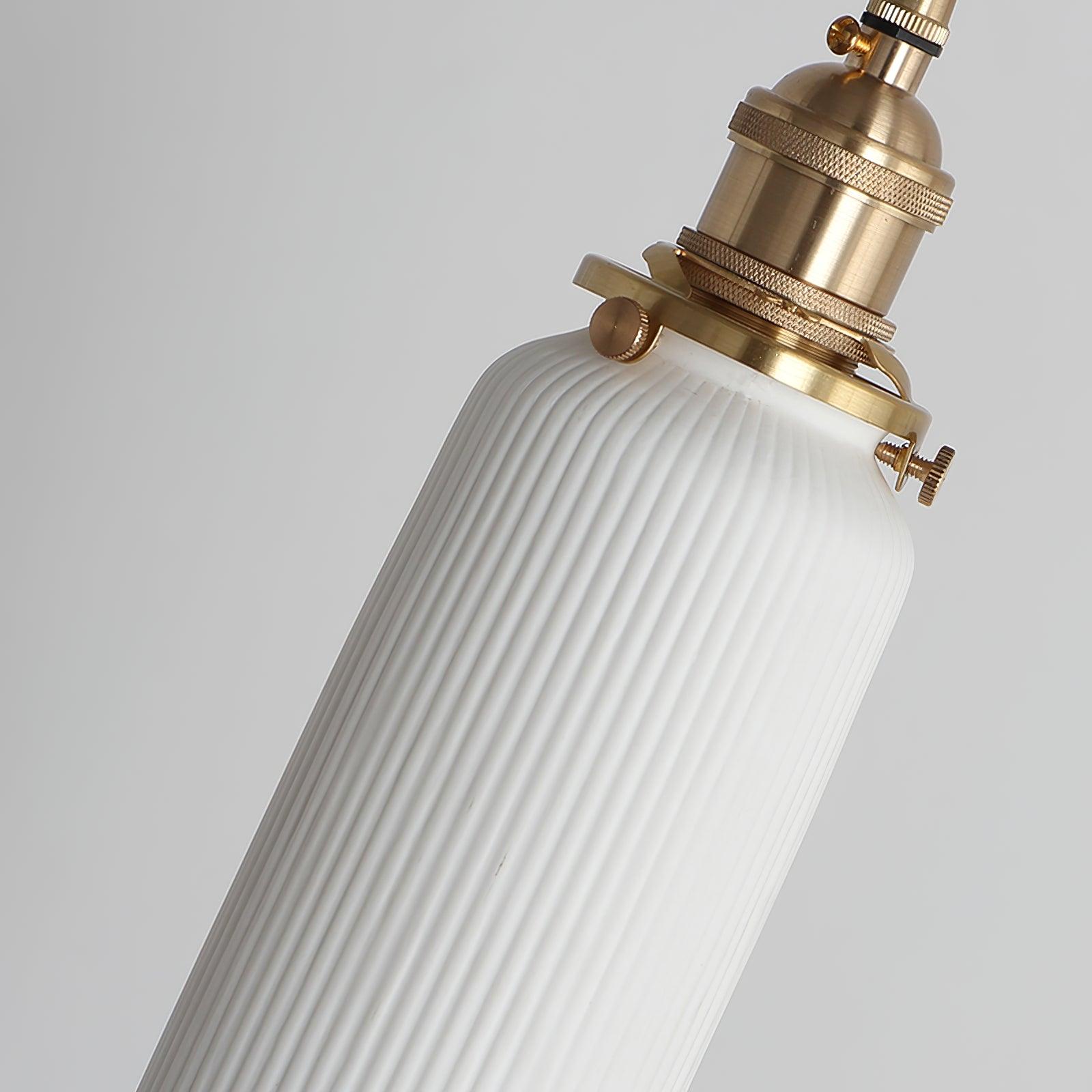 Liora Vintage Ceramic Pendant Light-Neutral Decor