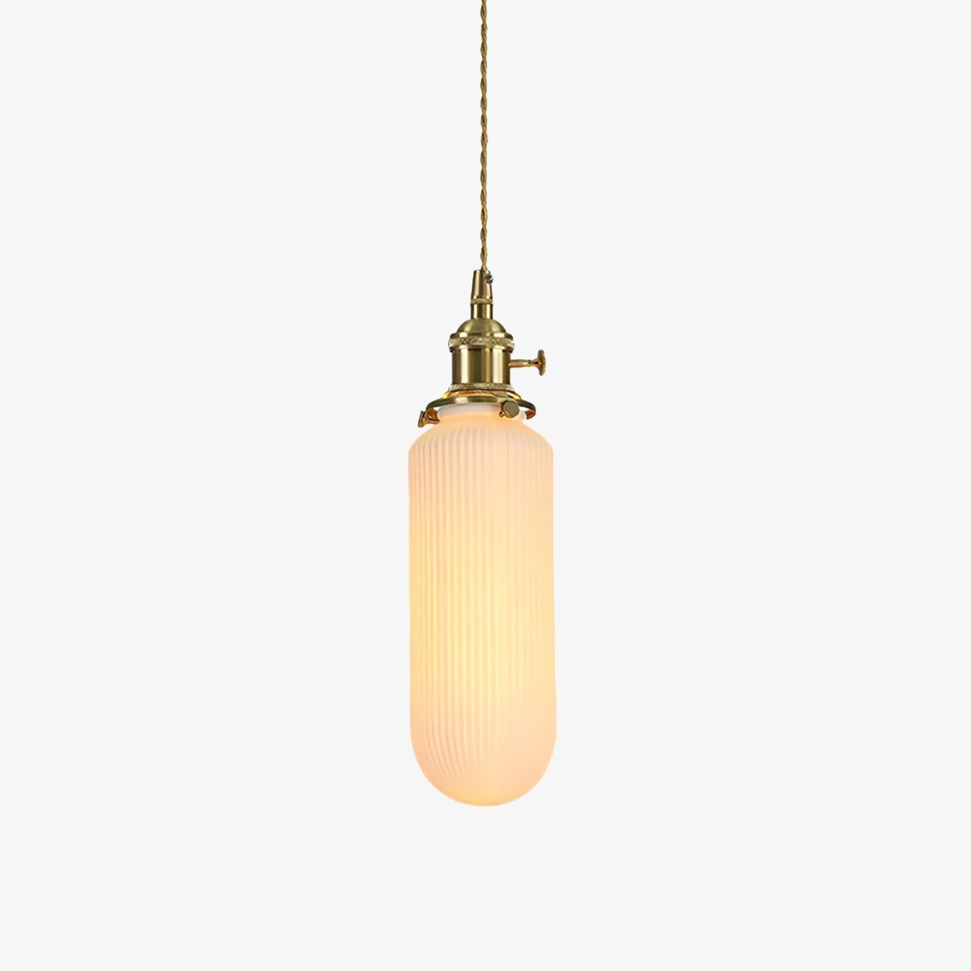 Liora Vintage Ceramic Pendant Light-Neutral Decor