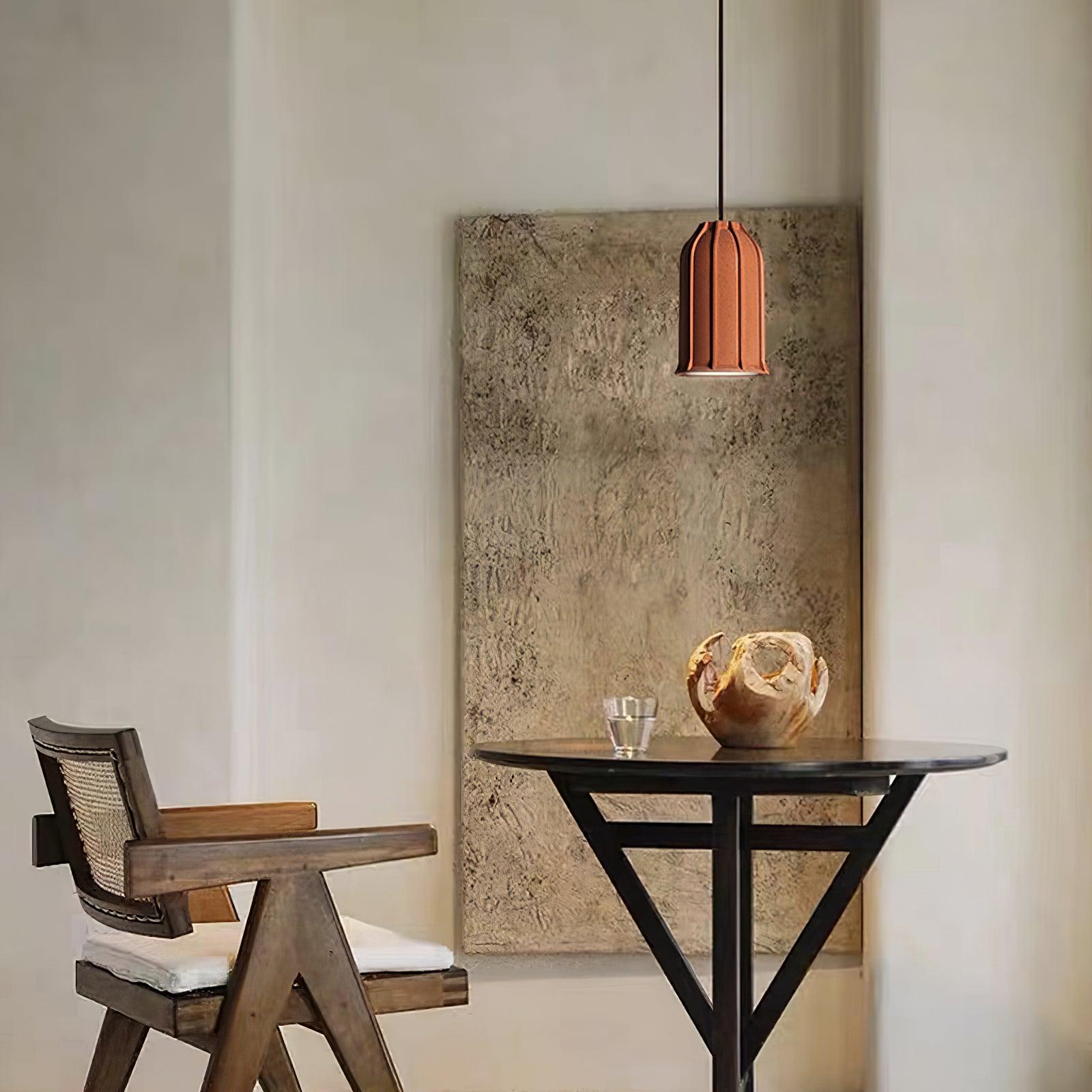Marnie Modern Cement Pendant Light-Neutral Decor
