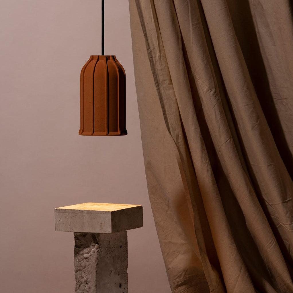 Marnie Modern Cement Pendant Light-Neutral Decor