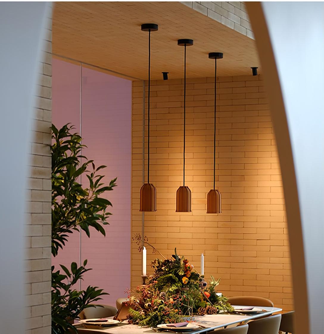 Marnie Modern Cement Pendant Light-Neutral Decor