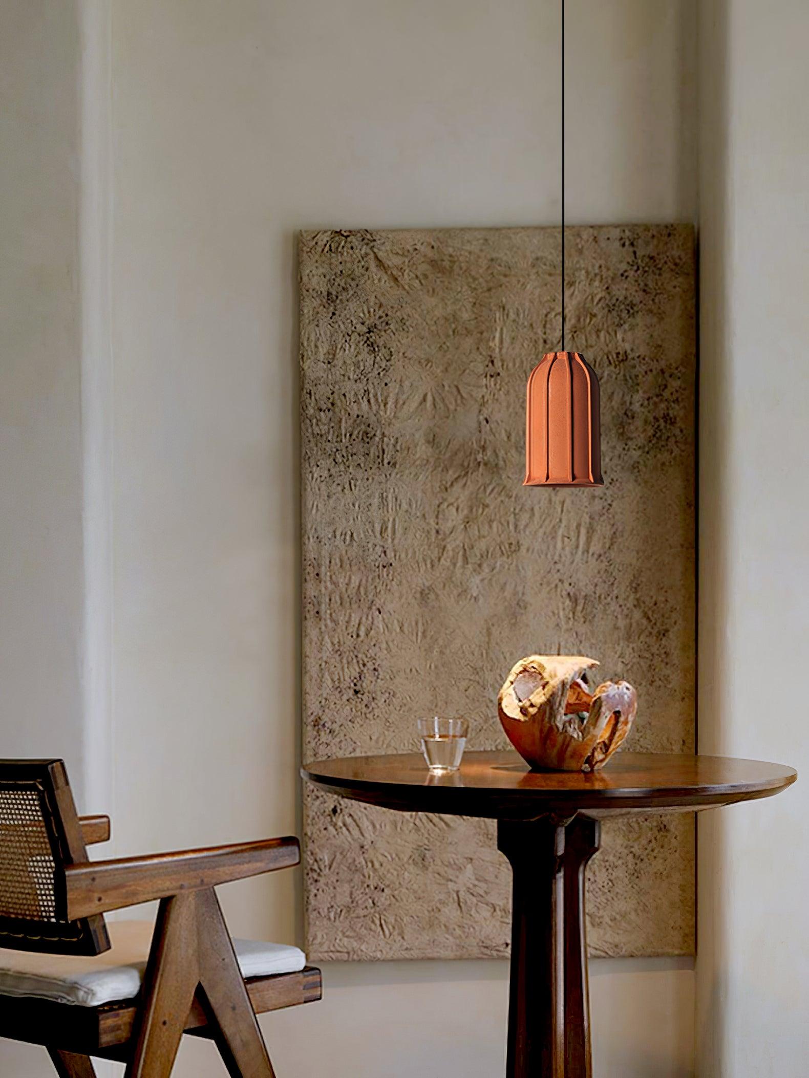 Marnie Modern Cement Pendant Light-Neutral Decor