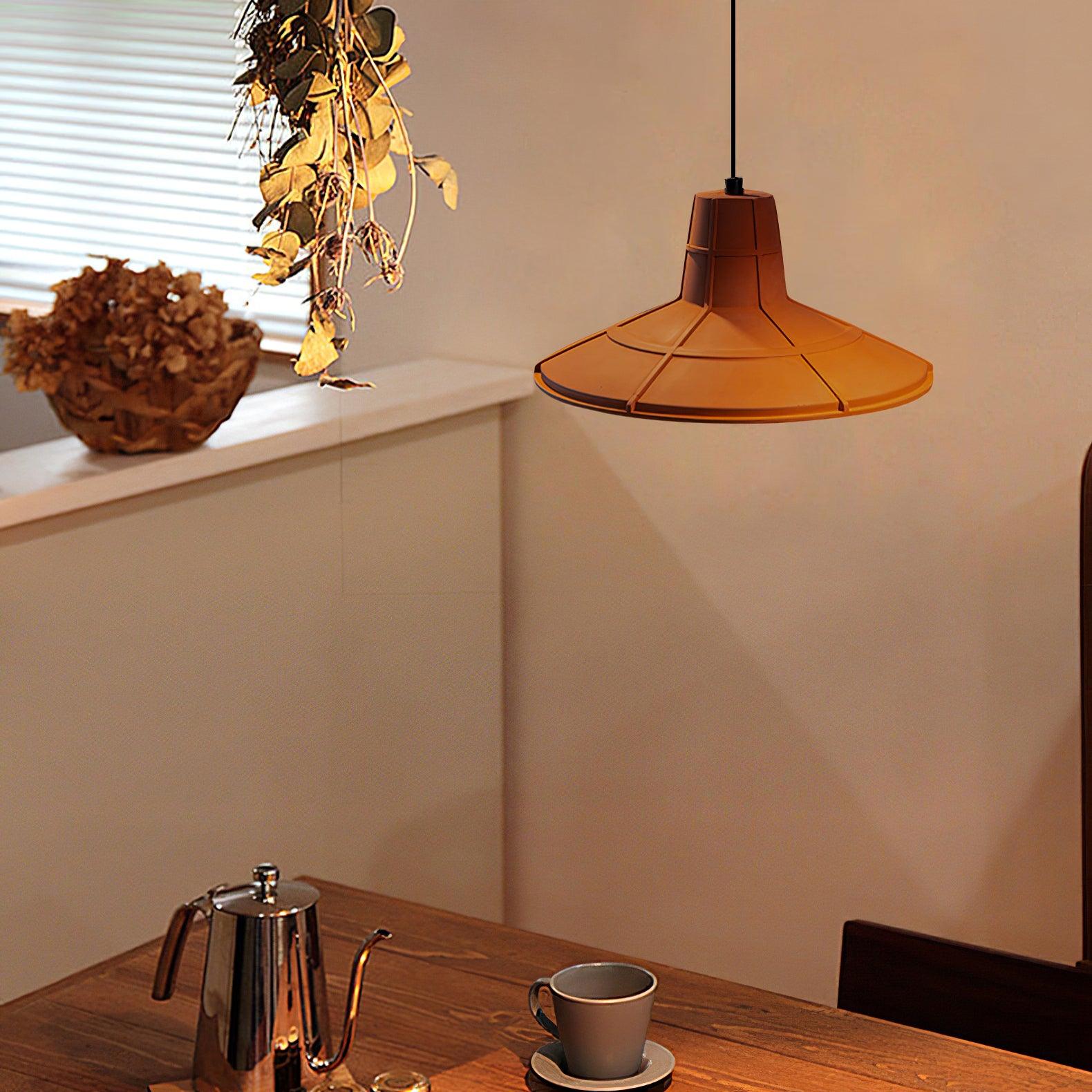 Marnie Modern Cement Pendant Light-Neutral Decor