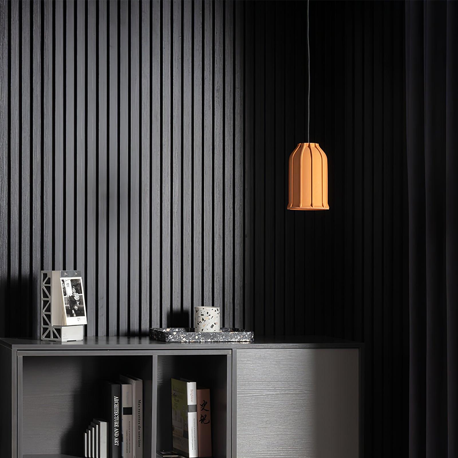 Marnie Modern Cement Pendant Light-Neutral Decor