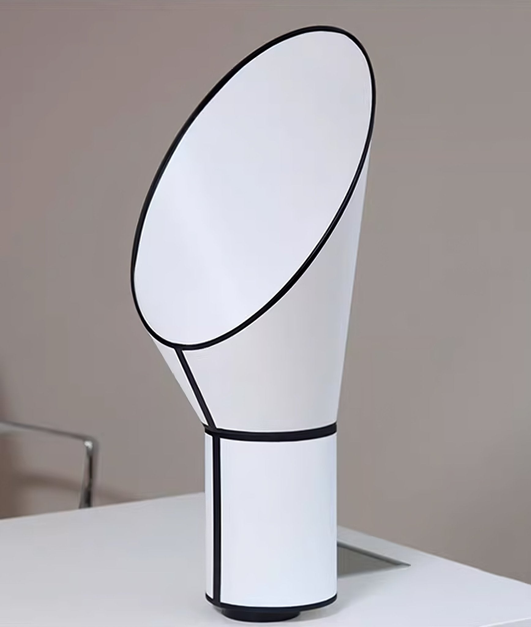 Artful Outline Table Lamp-Neutral Decor