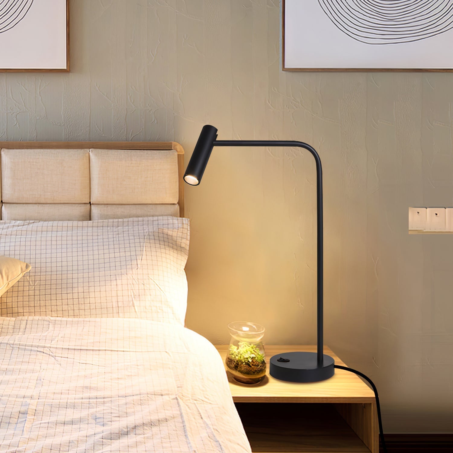 Lumice Miniamlist Table Lamp-Neutral Decor