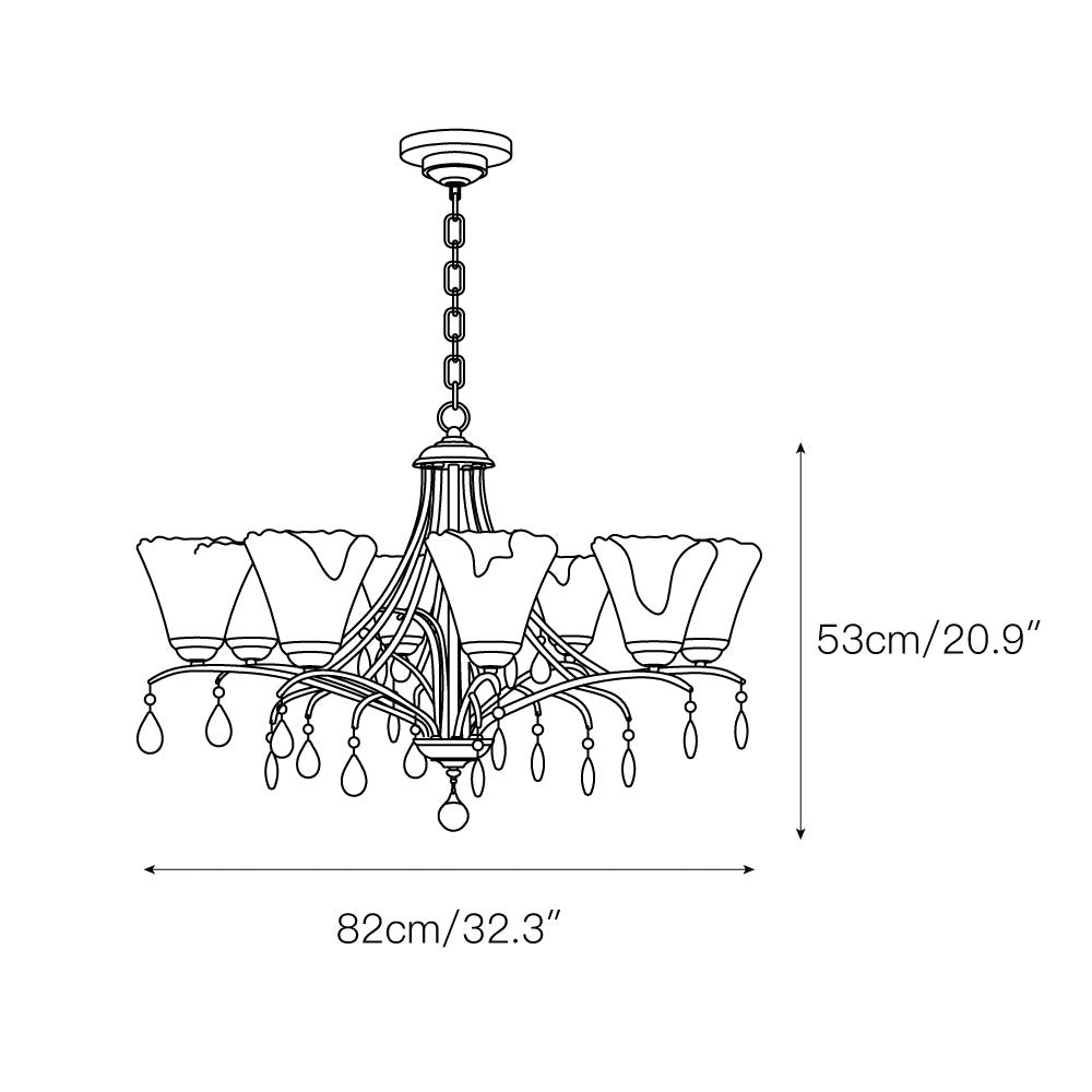 Genevieve Crystal Chandelier