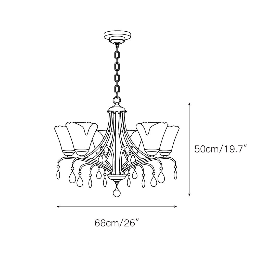 Genevieve Crystal Chandelier