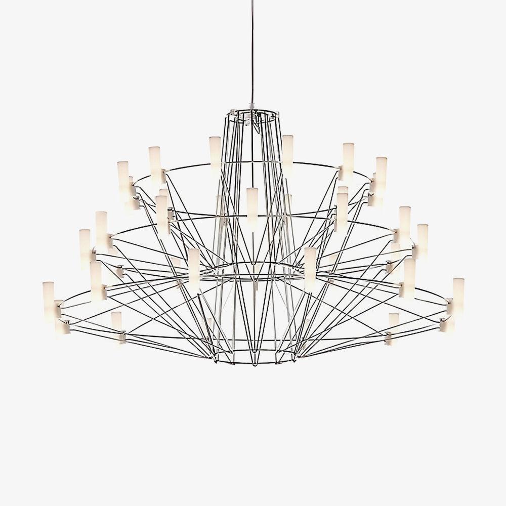 Lustra Chandelier Sky Ballet Stainless Steel Acrylic Modern-Neutral Decor