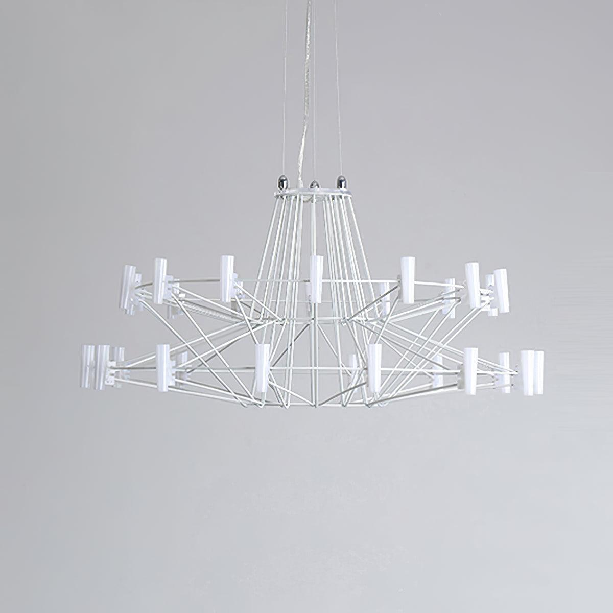 Lustra Chandelier Sky Ballet Stainless Steel Acrylic Modern-Neutral Decor
