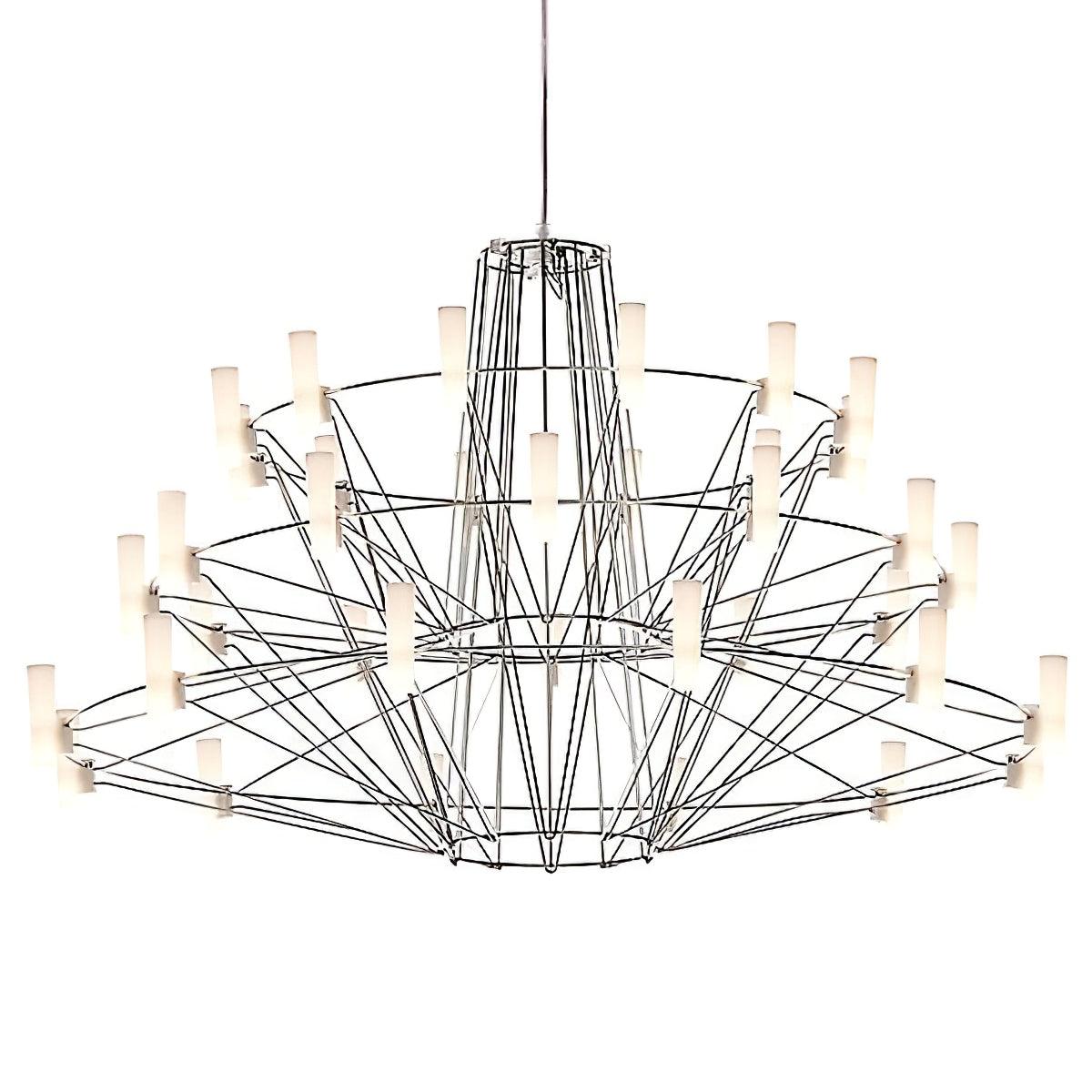 Lustra Chandelier Sky Ballet Stainless Steel Acrylic Modern-Neutral Decor