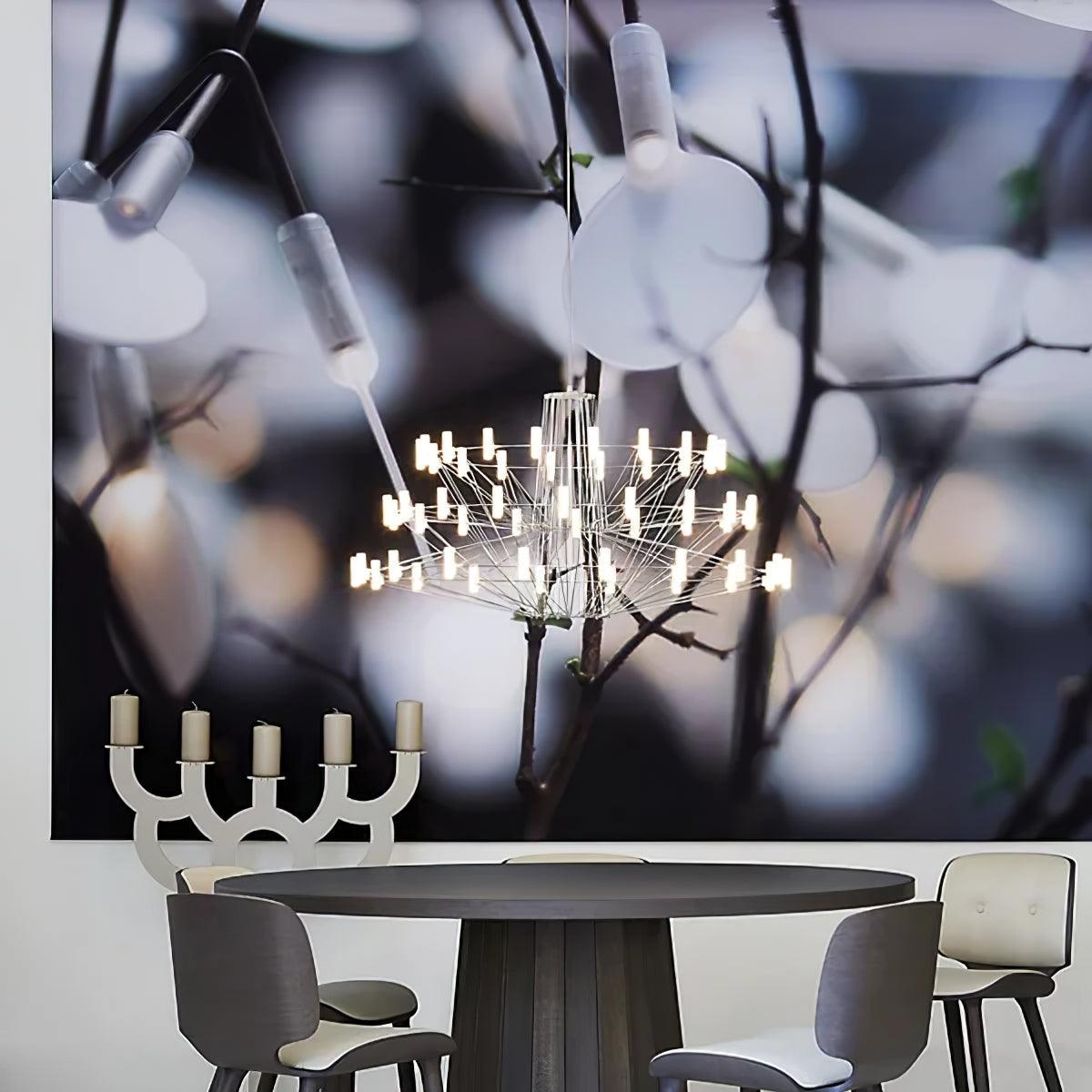 Lustra Chandelier Sky Ballet Stainless Steel Acrylic Modern-Neutral Decor
