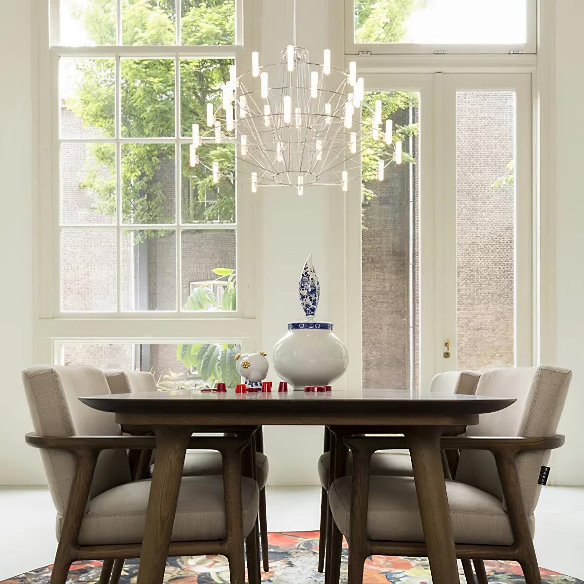 Lustra Chandelier Sky Ballet Stainless Steel Acrylic Modern-Neutral Decor