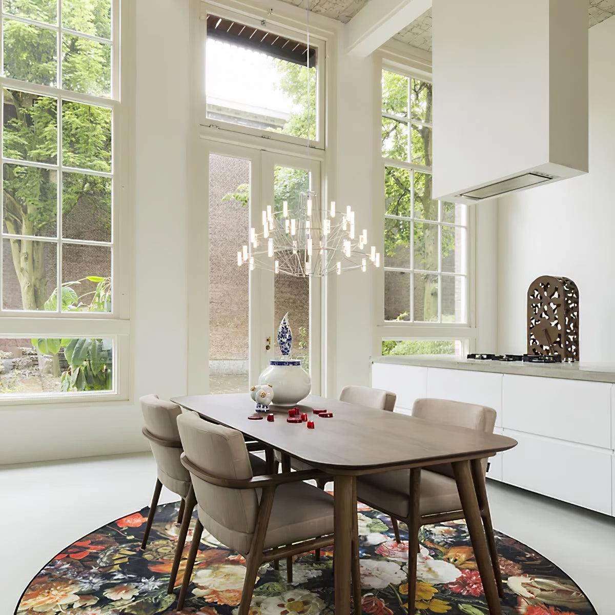 Lustra Chandelier Sky Ballet Stainless Steel Acrylic Modern-Neutral Decor