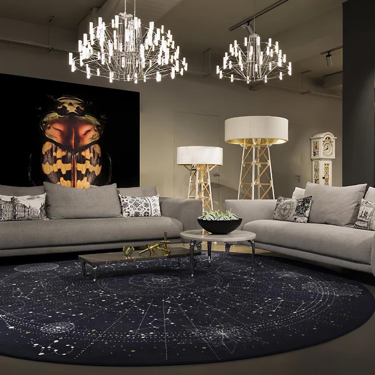 Lustra Chandelier Sky Ballet Stainless Steel Acrylic Modern-Neutral Decor