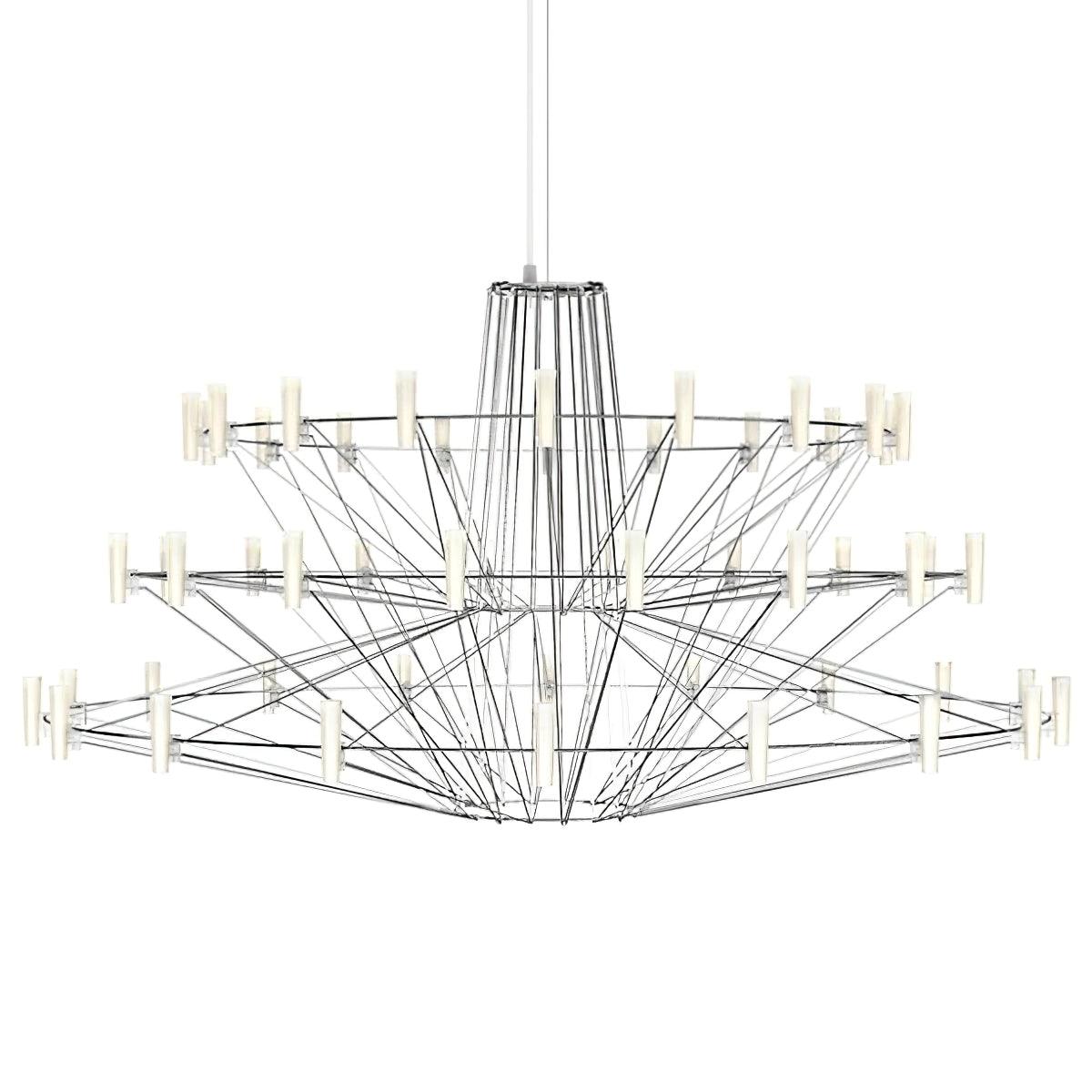 Lustra Chandelier Sky Ballet Stainless Steel Acrylic Modern-Neutral Decor
