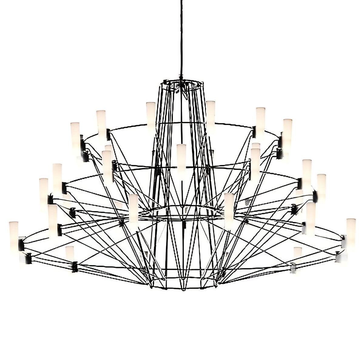 Lustra Chandelier Sky Ballet Stainless Steel Acrylic Modern-Neutral Decor