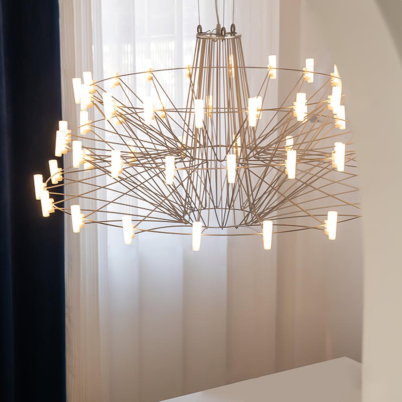 Lustra Chandelier Sky Ballet Stainless Steel Acrylic Modern-Neutral Decor