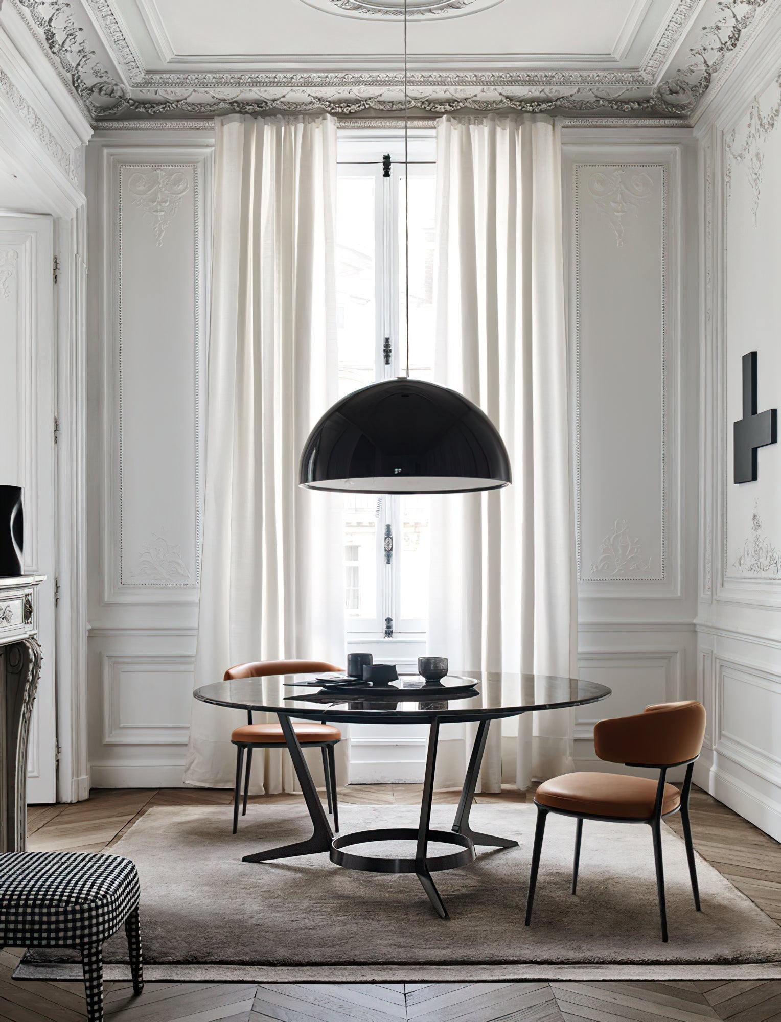 Lustra Pendant Lamp Suspension for Living Room-Neutral Decor