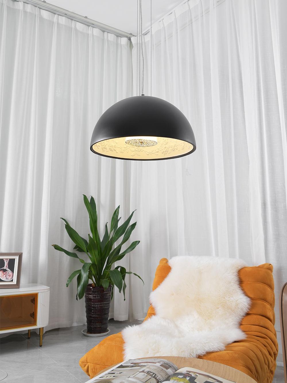 Lustra Pendant Lamp Suspension for Living Room-Neutral Decor