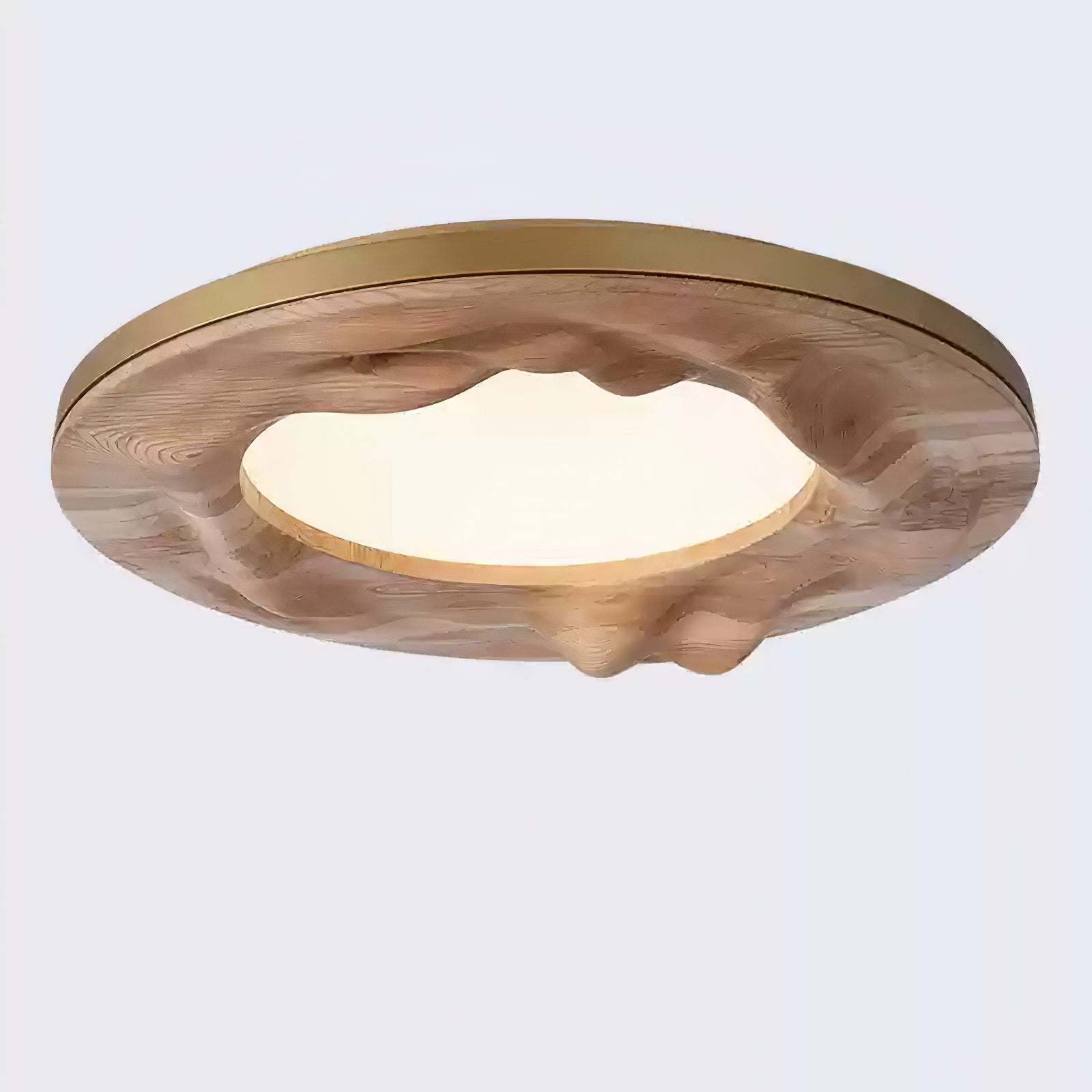Seloz Ceiling Lamp Wood Ripple Organic Tranquil-Neutral Decor