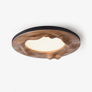 Seloz Ceiling Lamp Wood Ripple Organic Tranquil-Neutral Decor