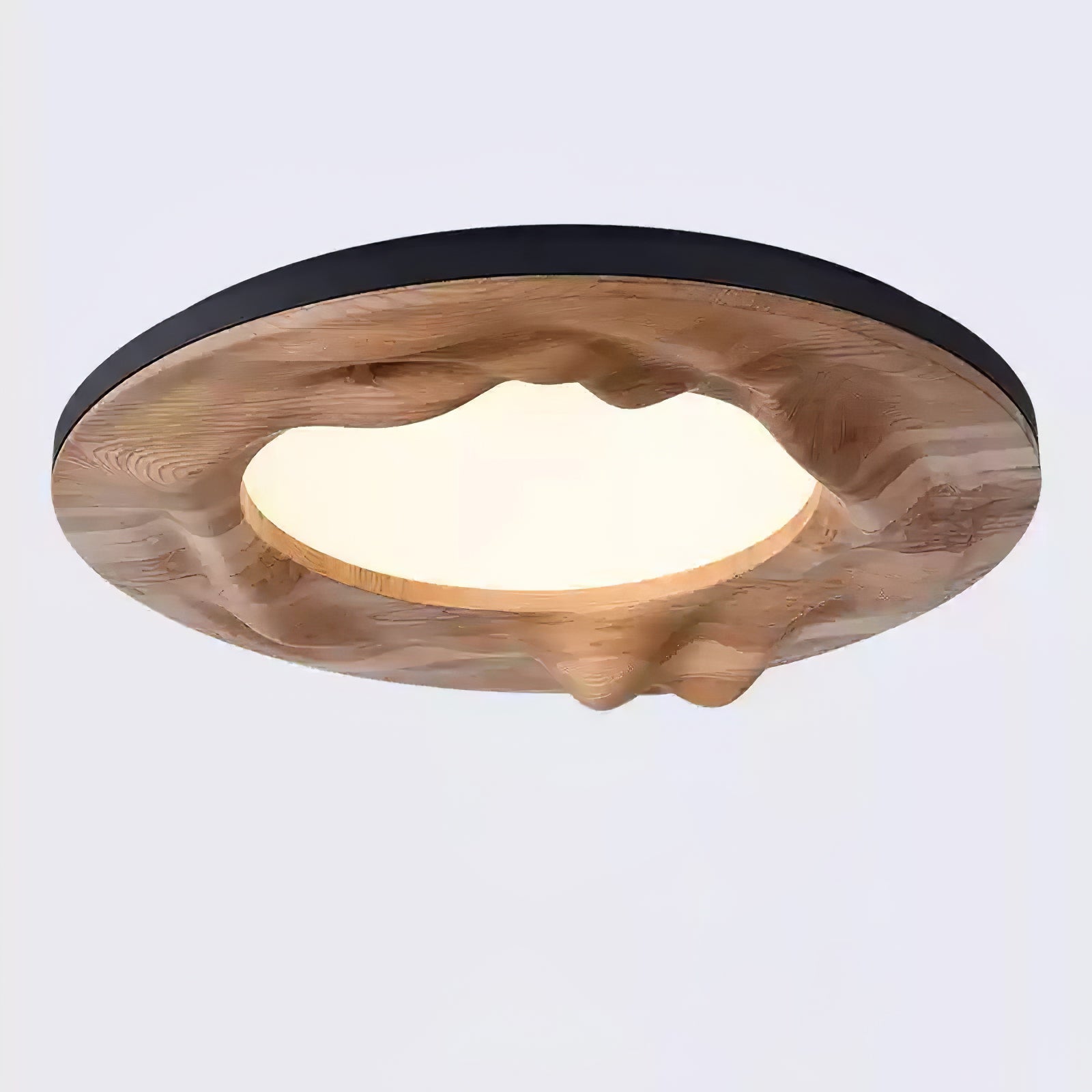 Seloz Ceiling Lamp Wood Ripple Organic Tranquil-Neutral Decor