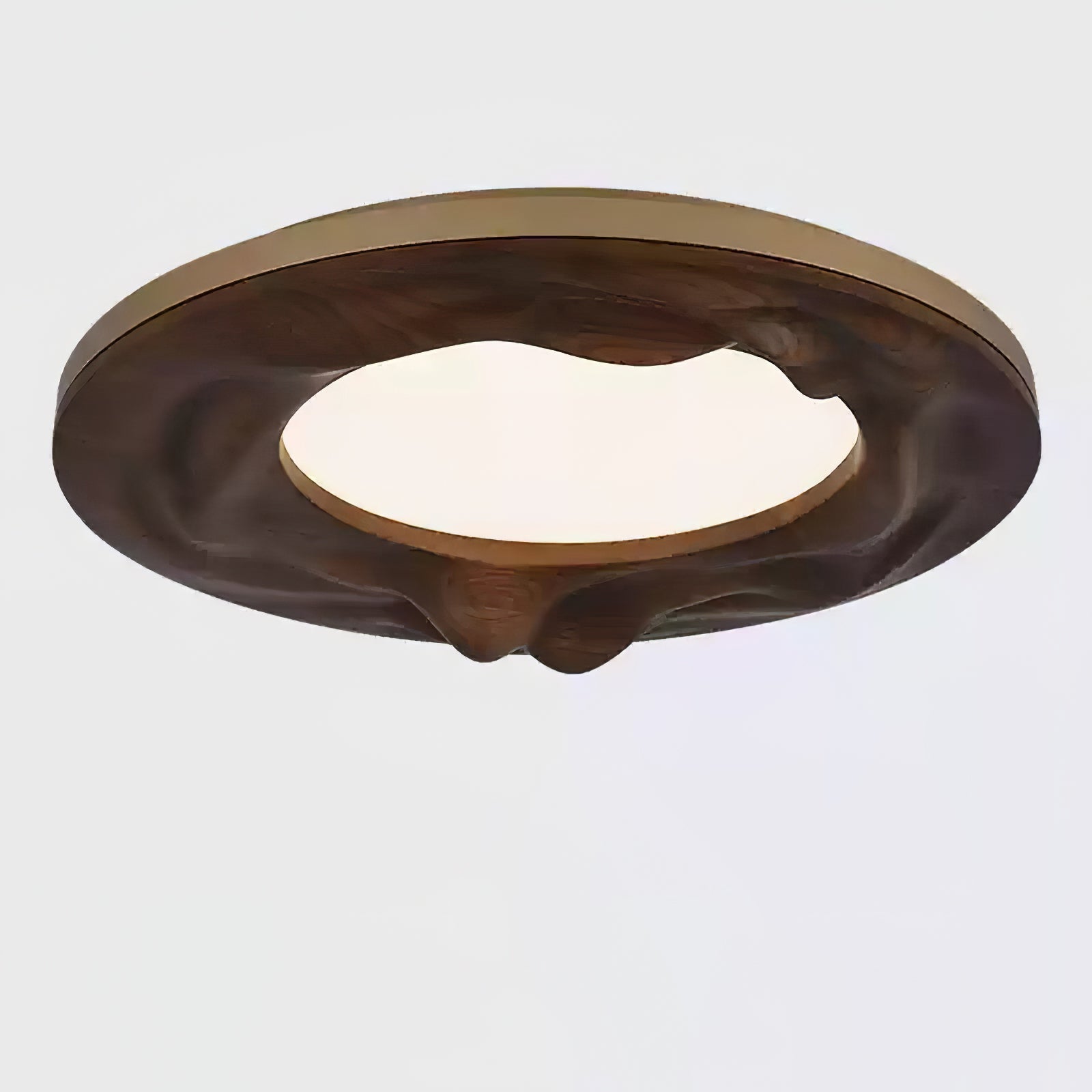 Seloz Ceiling Lamp Wood Ripple Organic Tranquil-Neutral Decor