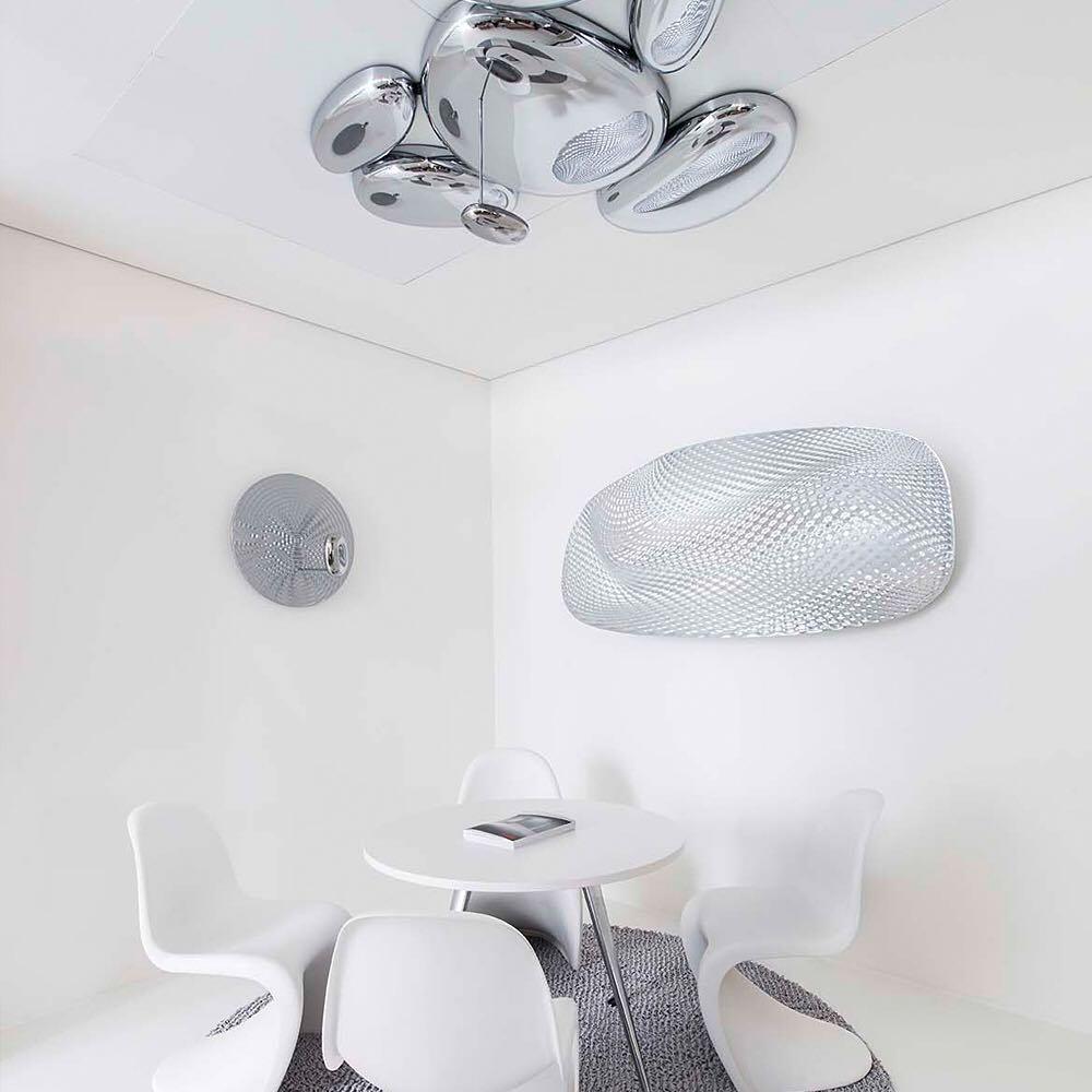 Vostix Ceiling Lamp Chrome Pebble Modern-Neutral Decor