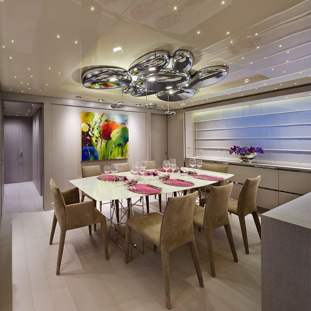 Vostix Ceiling Lamp Chrome Pebble Modern-Neutral Decor