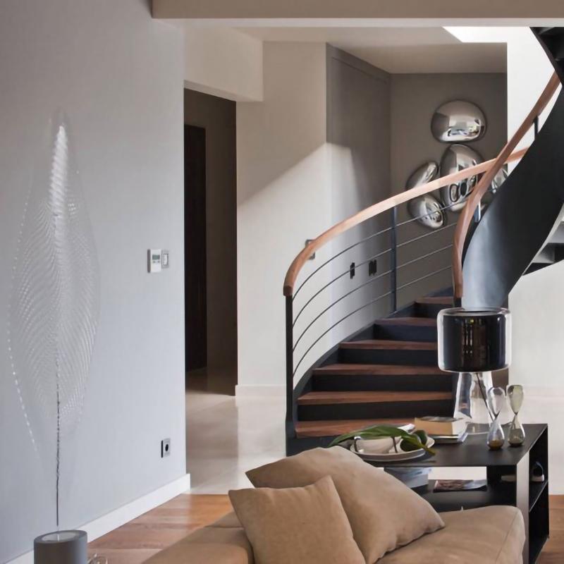 Vostix Ceiling Lamp Chrome Pebble Modern-Neutral Decor
