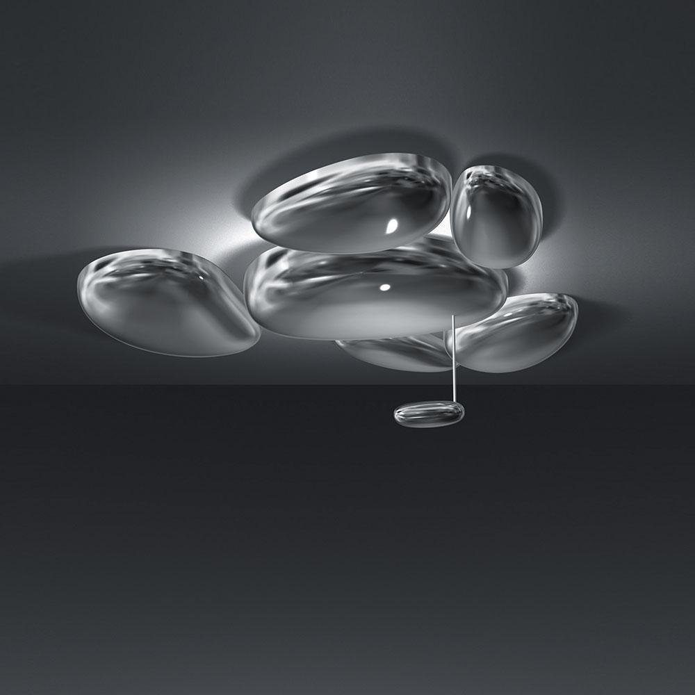 Vostix Ceiling Lamp Chrome Pebble Modern-Neutral Decor