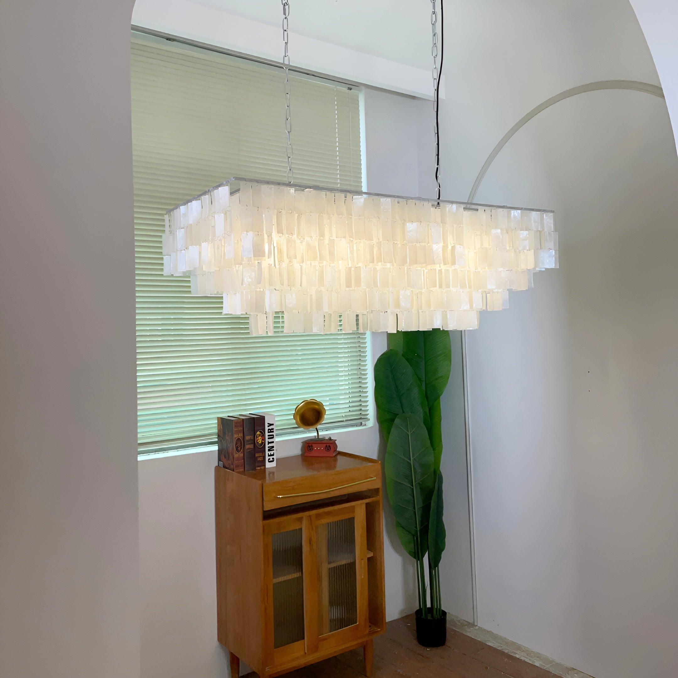 Olive Luxury Pendant Light-Neutral Decor