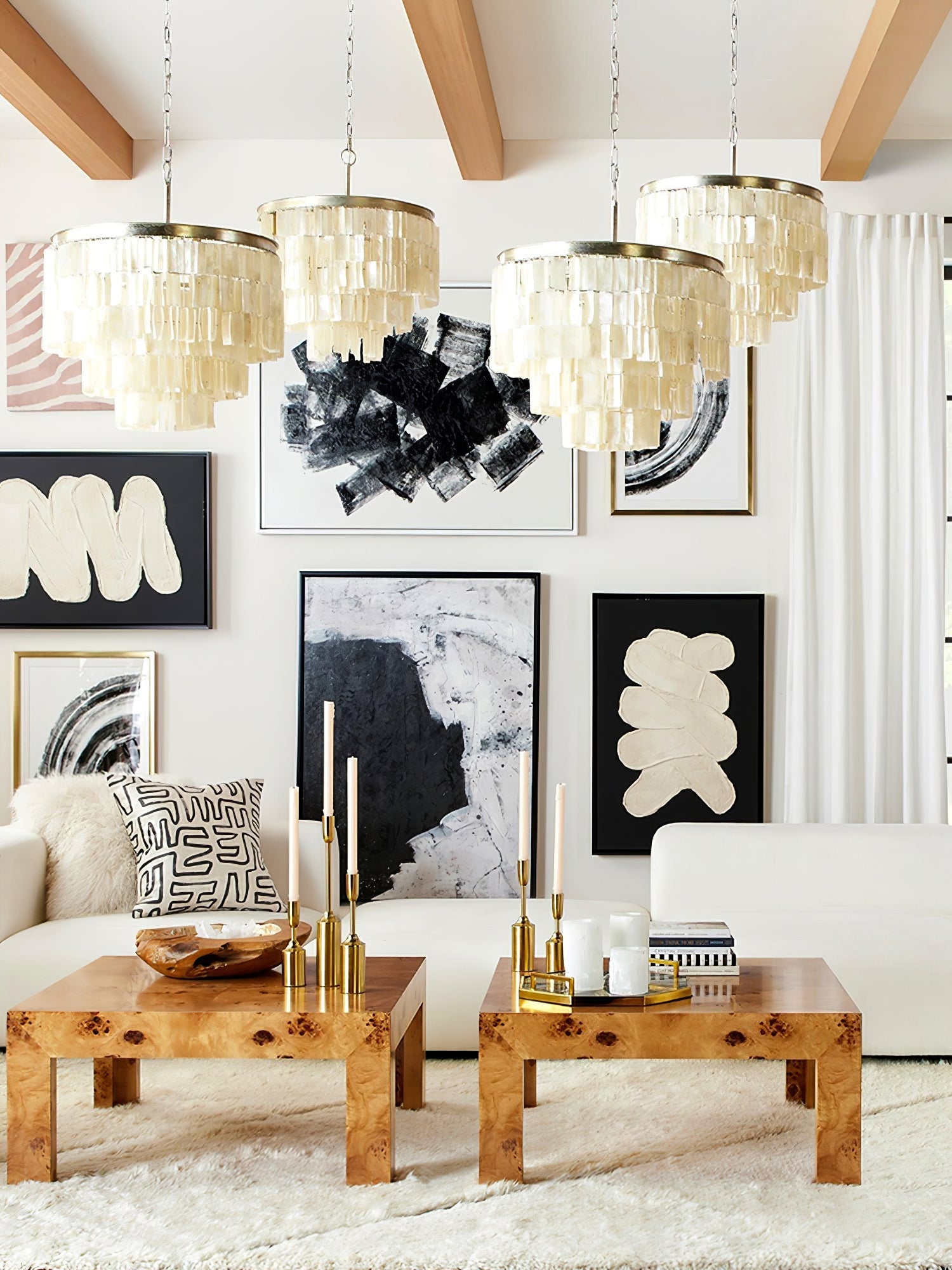 Olive Luxury Pendant Light-Neutral Decor
