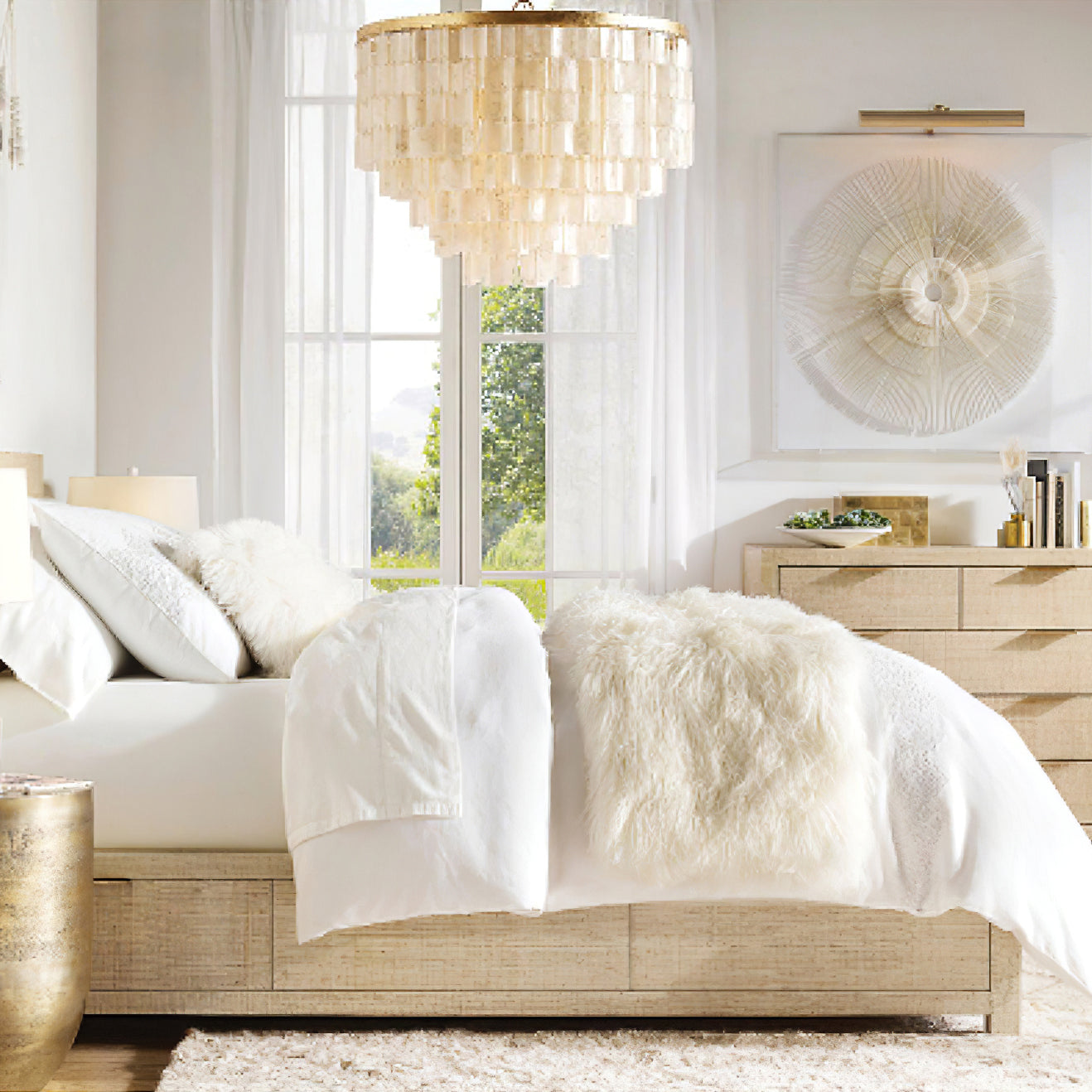 Olive Luxury Pendant Light-Neutral Decor