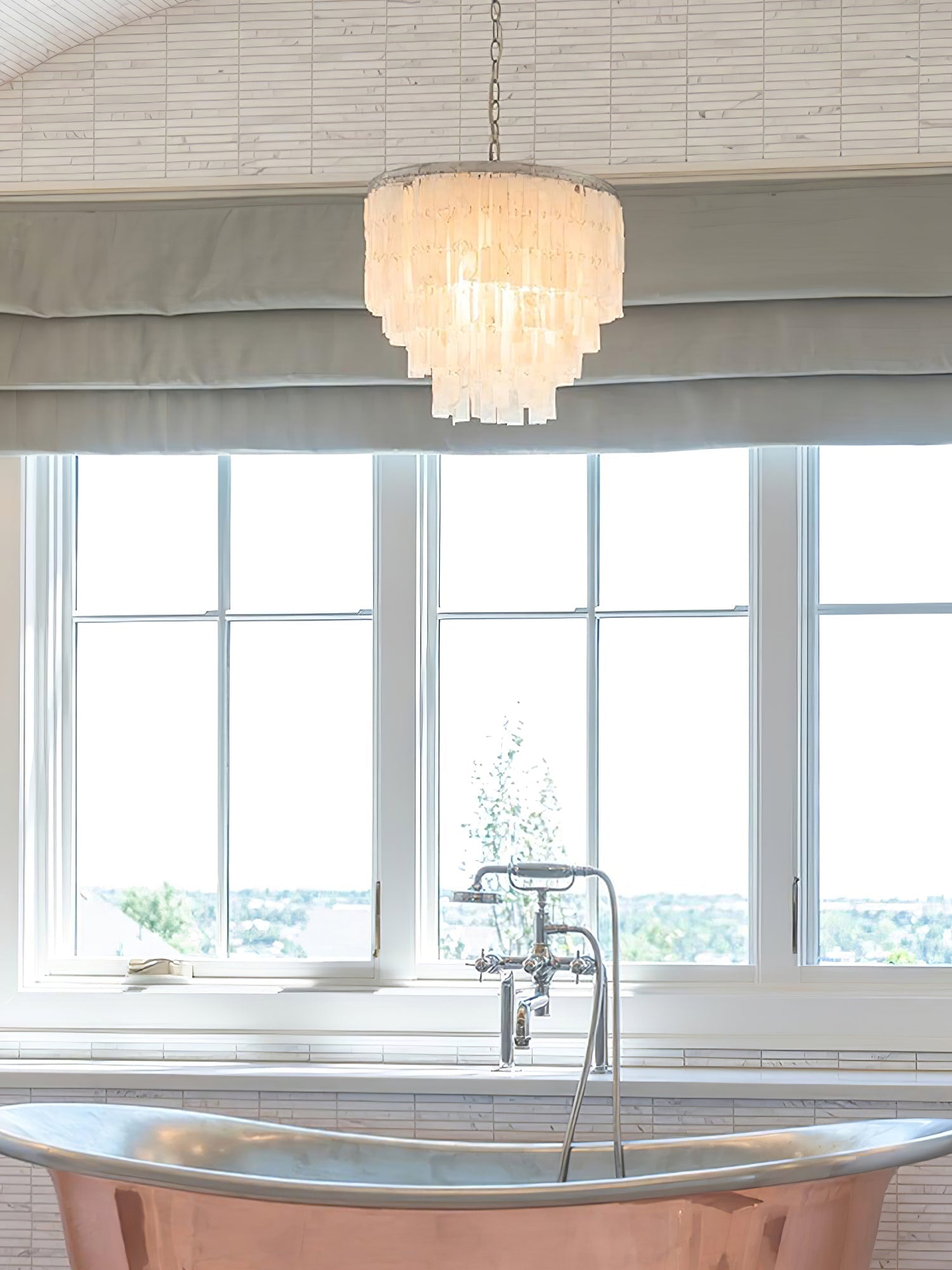 Olive Luxury Pendant Light-Neutral Decor