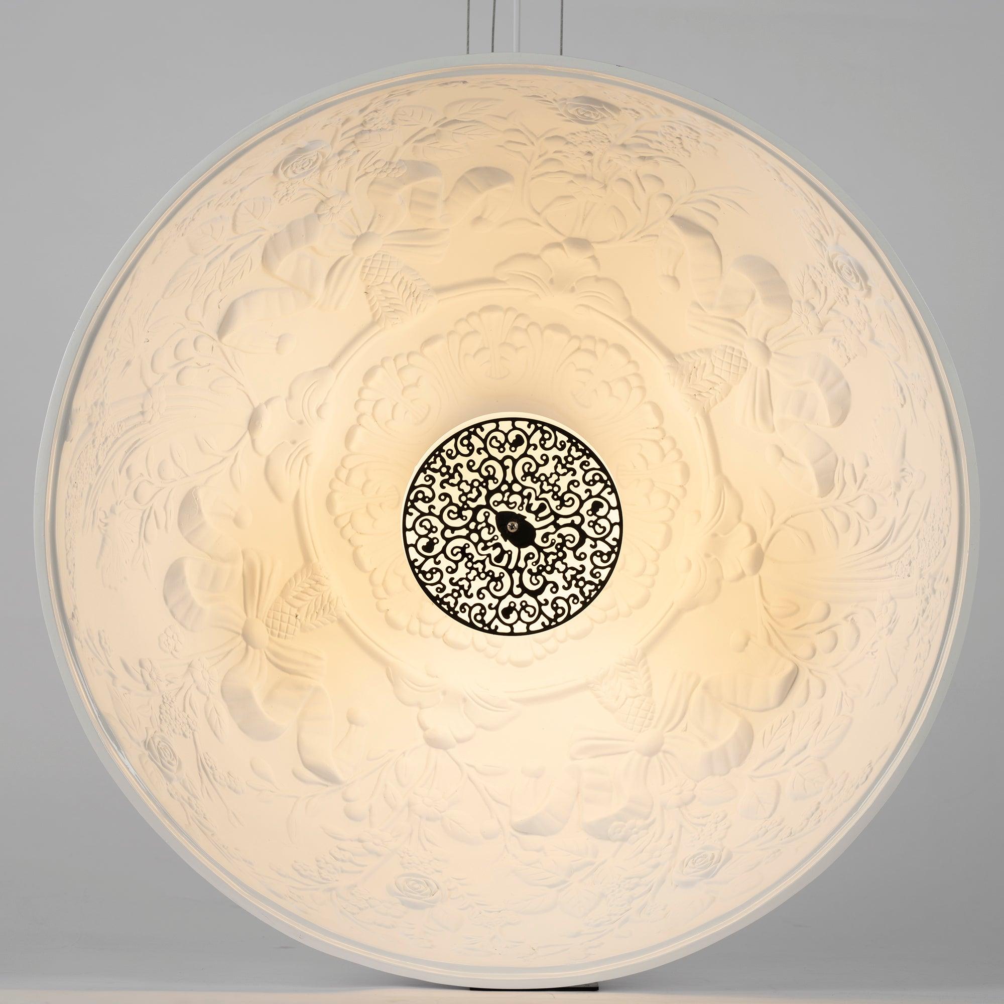 Lustra Pendant Lamp Suspension for Living Room-Neutral Decor