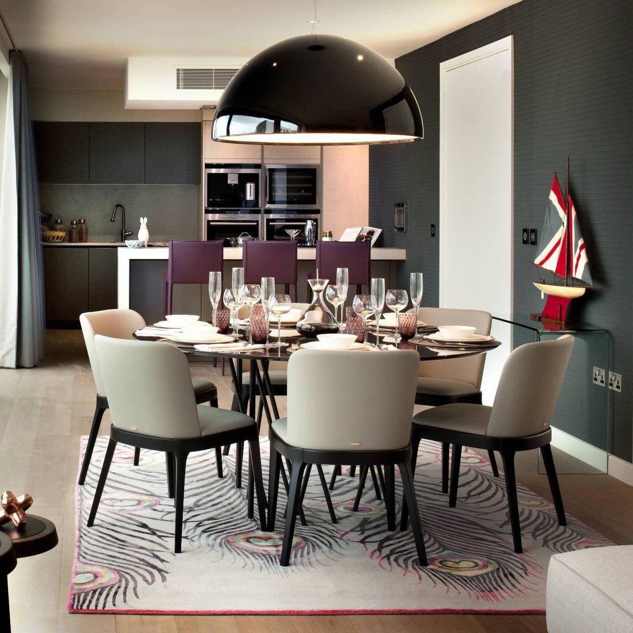 Lustra Pendant Lamp Suspension for Living Room-Neutral Decor