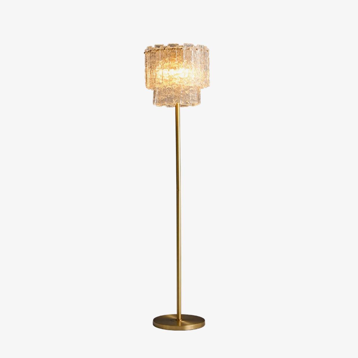 Nivelo Luxury Glass Floor Lamp-Neutral Decor